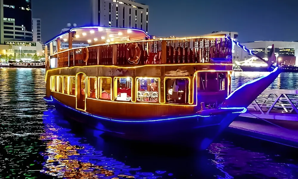 dhow cruise dinner Abu Dhabi
